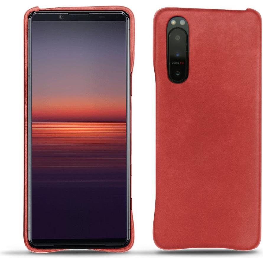 Noreve Lederschutzhülle (Sony Xperia 5 II), Smartphone Hülle, Rot