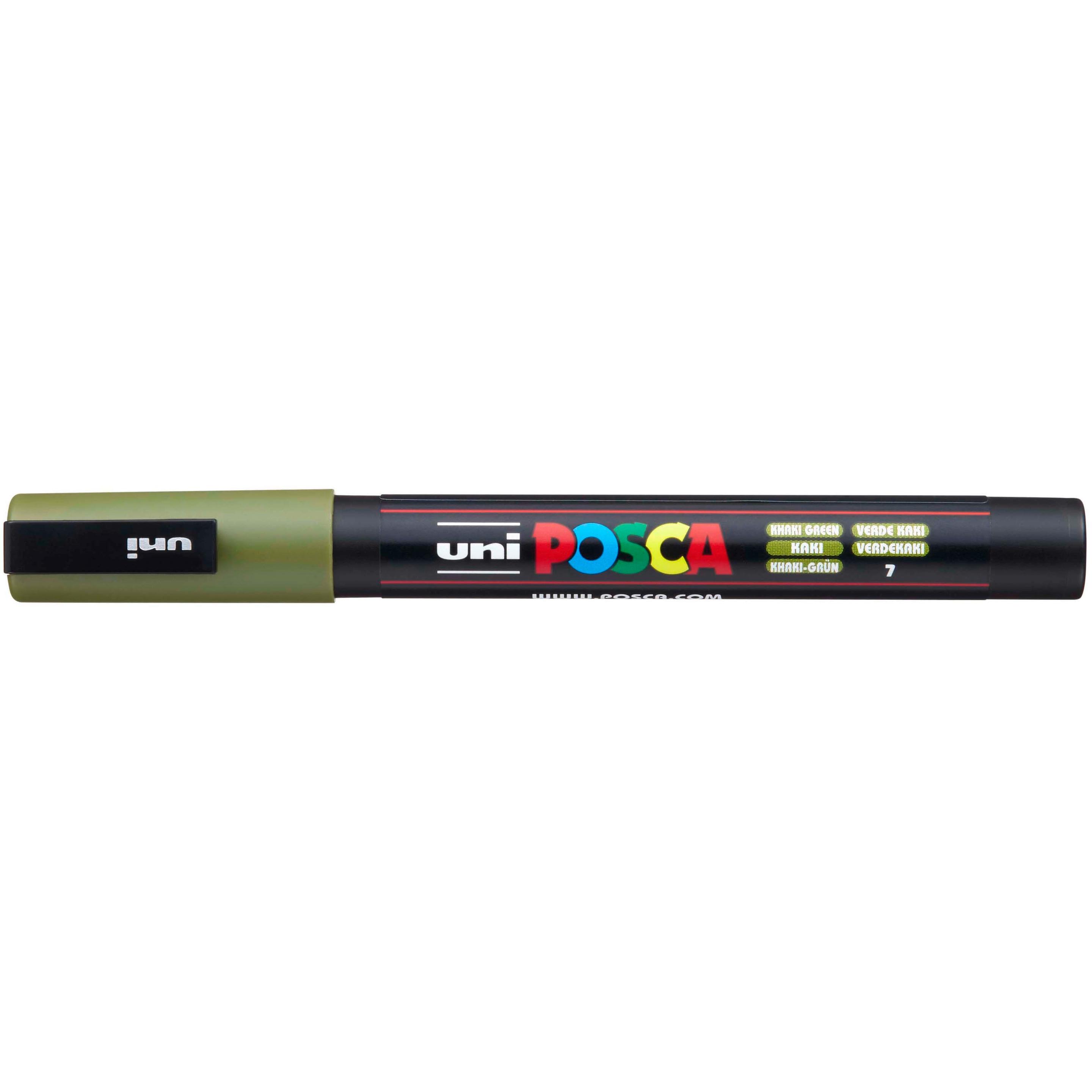 6x Posca, Marker, Marker PC-3M Rundspitze (Grün, 1.30 mm, 1 x)