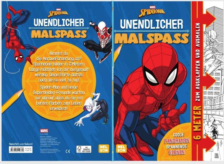 Actual product image MARVEL Spider-Man Unendlicher Malspass
