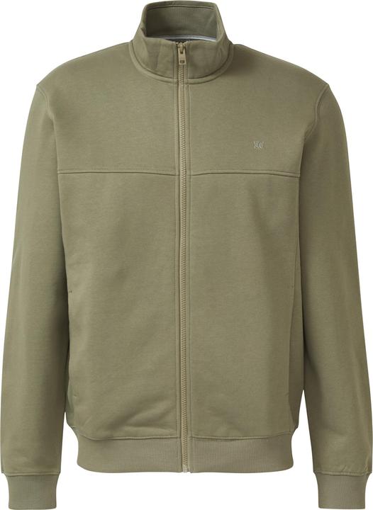 Produktbild s.Oliver Sweatshirt Jacke Sweatshirt-Jacke mit Stehkragen und Eingrifftaschen (M)