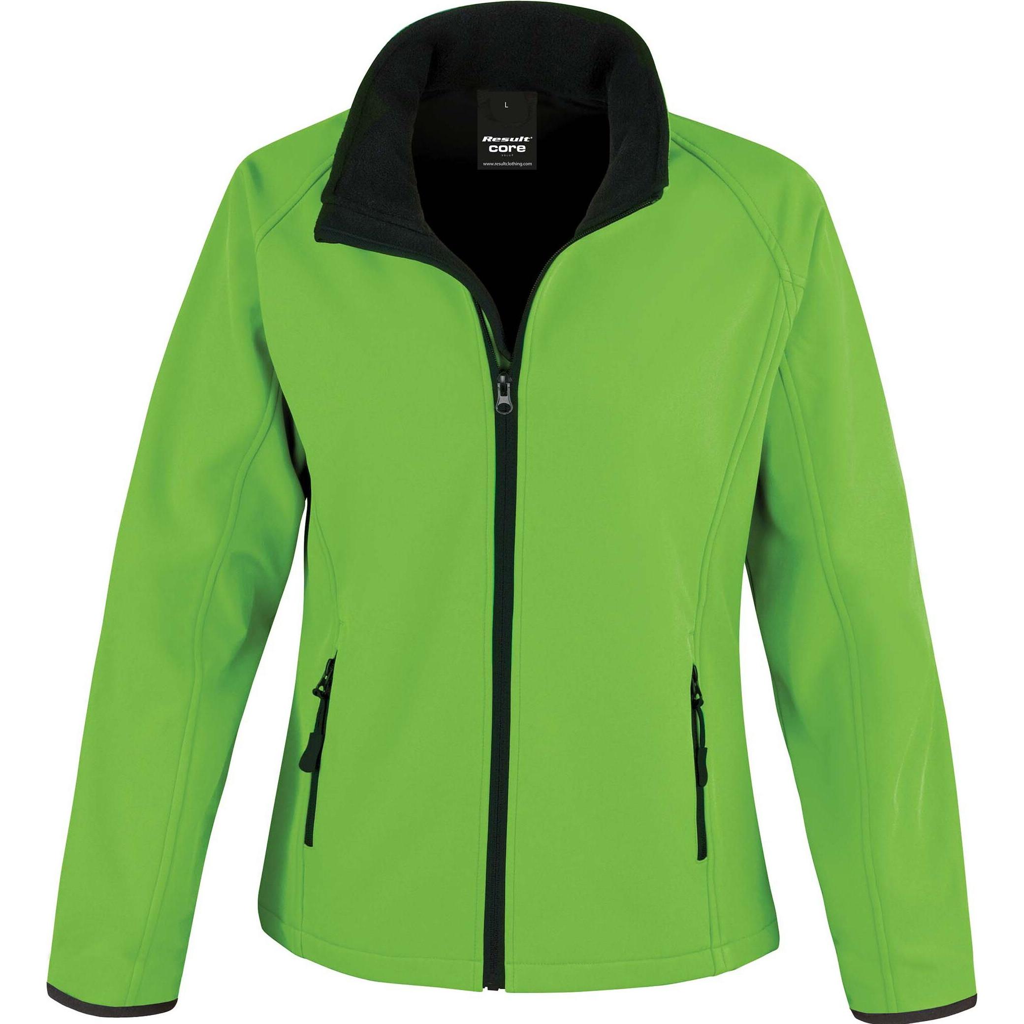 Regatta, Damen, Jacke, Softshell Femme Printable (XXL), Grün, XXL