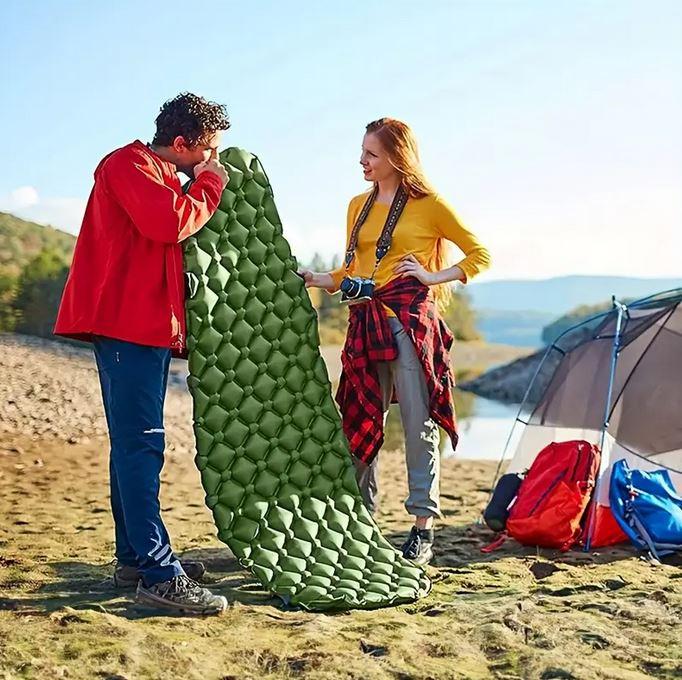 Produktbild Dema Aufblasbare Camping Strand Luftmatratze Grün