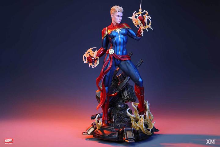 Actual product image XM Studios Marvel Comics "Captain Marvel" 1/4 Statue