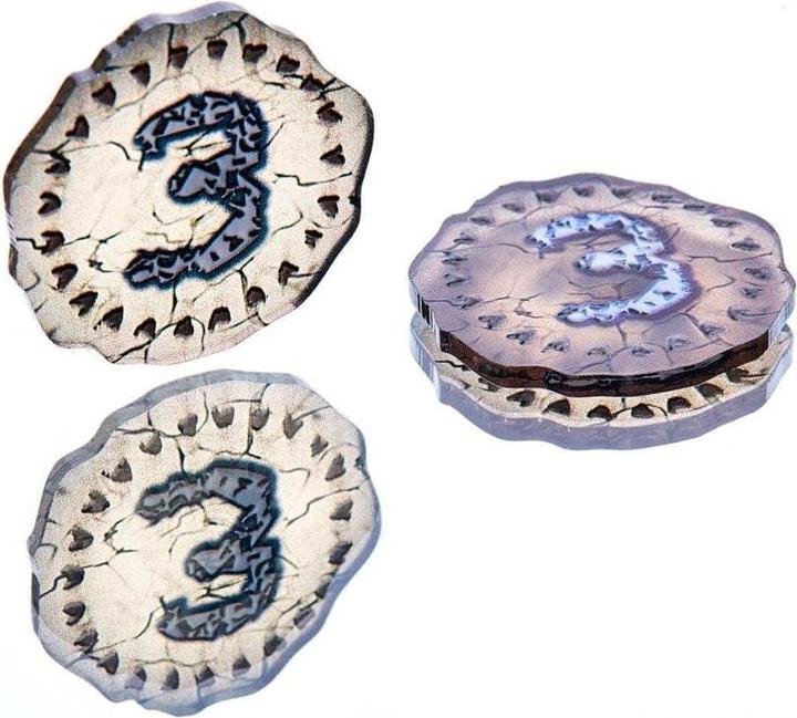 Immagine prodotto E-Raptor Gettoni e segnalini: Set di gettoni Isola dello Spirito Terra frastagliata (GB)