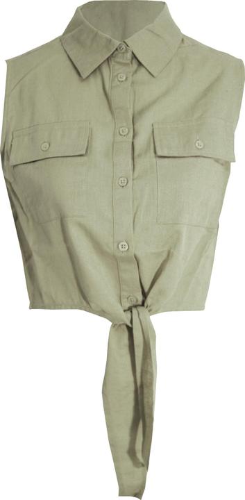 Immagine prodotto Brave Soul Donna/Ladies Elizabeth Tie Front Crop Shirt (L)