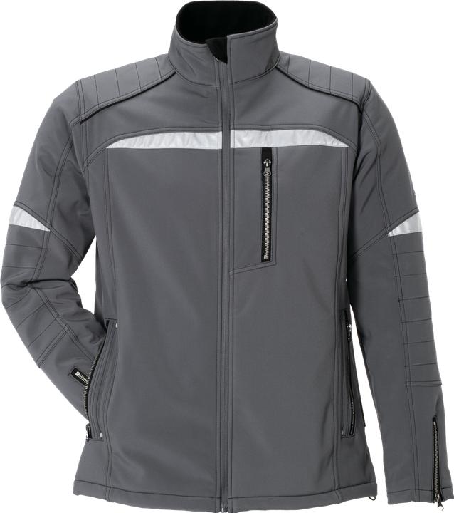 Produktbild Planam Softshelljacke grau/schwarz S M (M)