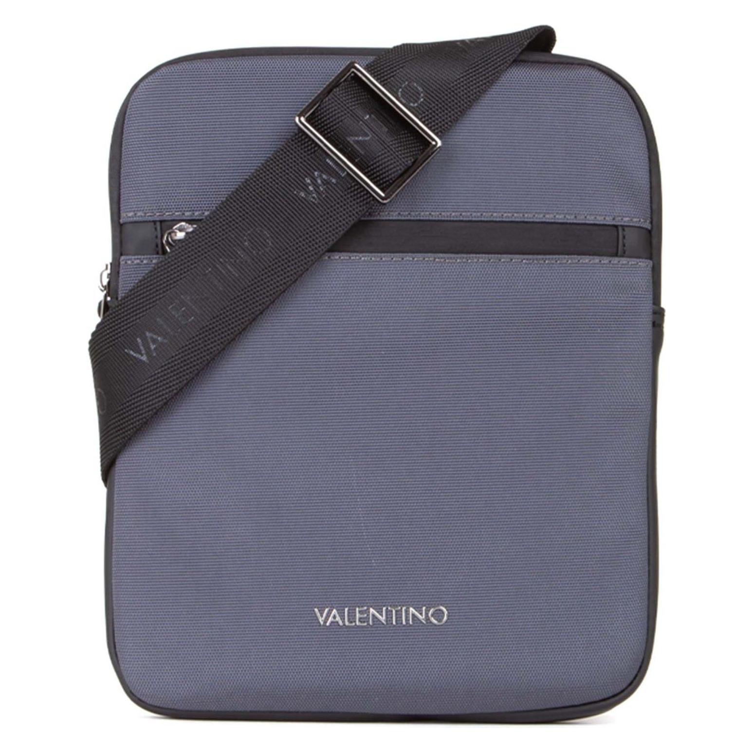 Valentino, Herren, Handtasche, Tron Crossbody Bag, Grau