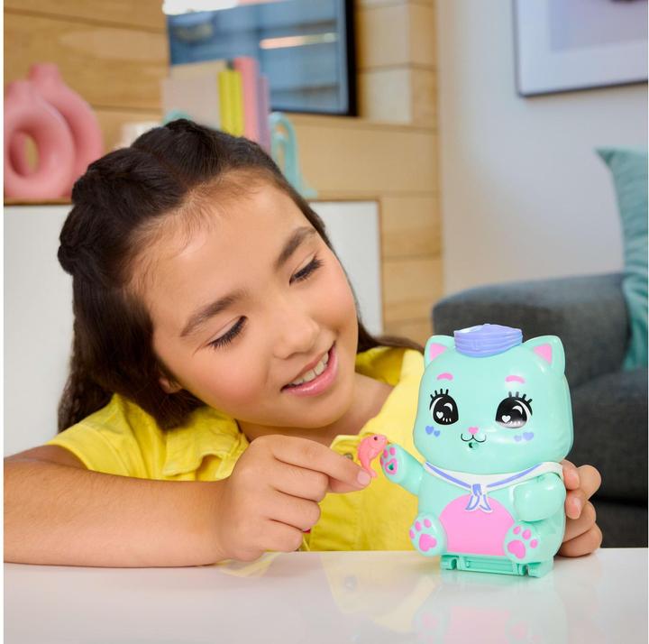 Actual product image Polly Pocket sailor cat casket