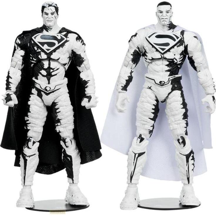 Thumbnail - McFarlane DC Direct Page Punchers Actionfiguren & Comic 4er Pack Superman Series (Sketch Edition) (Gold Label)