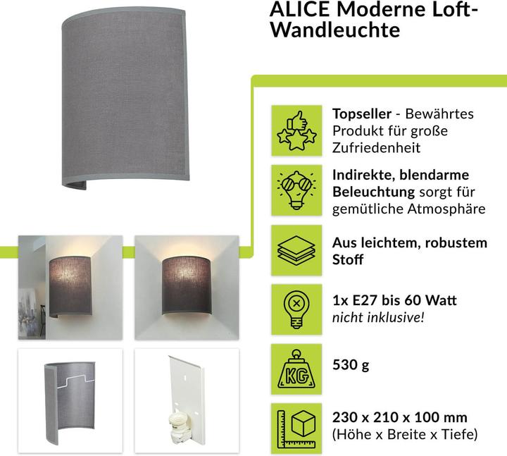 Produktbild Licht-Erlebnisse Alice (E27)