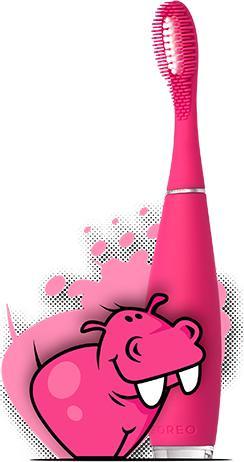 Produktbild Foreo Schallzahnbürste ISSA Kids Rose Nose Hippo (Schallzahnbürste)