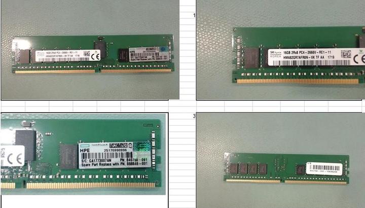 Produktbild HPE DDR4 - Modul - 16 GB - DIMM 288-PIN - 2666 MHz / PC4-21300 (2666 MHz, DDR4-RAM, DIMM)