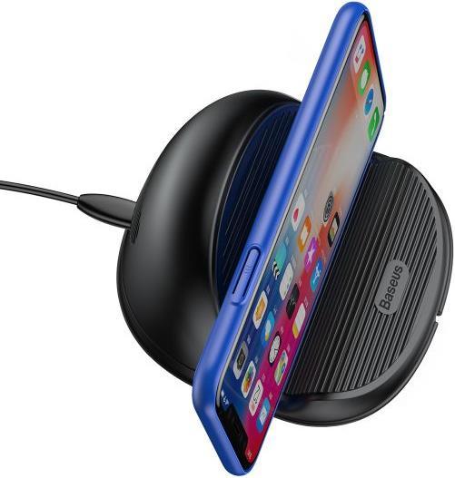 Actual product image Baseus Silicone Horizontal Desktop QI Wireless Charger (10 W)