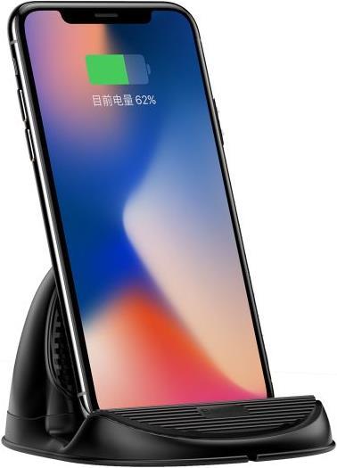 Actual product image Baseus Silicone Horizontal Desktop QI Wireless Charger (10 W)
