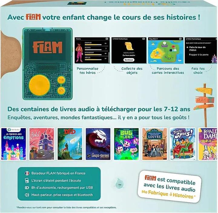 Produktbild Lunii Kinderaudioplayer FLAM - Baladeur Audio Interactif (FR