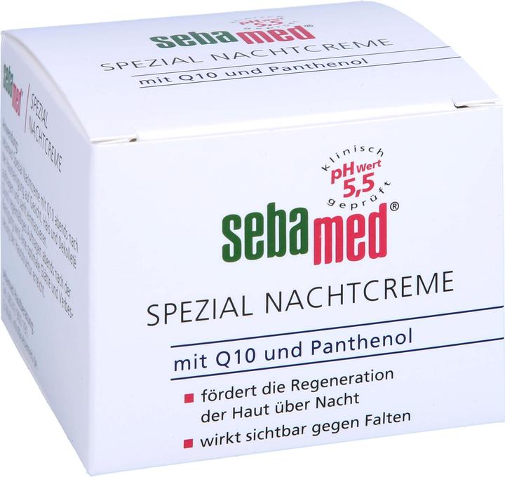 Actual product image Sebamed special night cream with Q10 and panthenol, 75 ml cream (75 ml, Night cream)