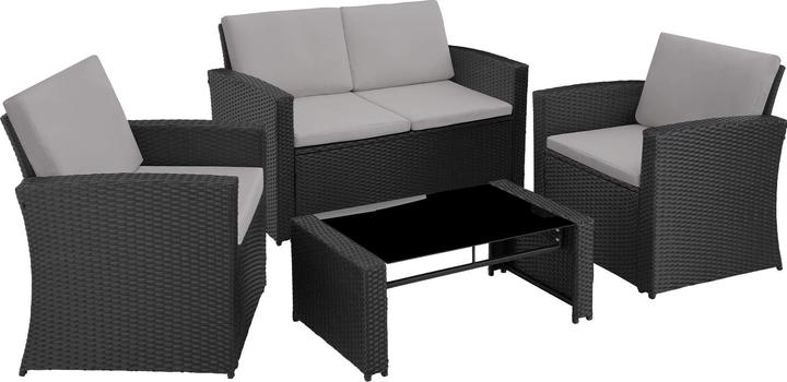 tectake Rattan lounge Jesolo (89 cm)