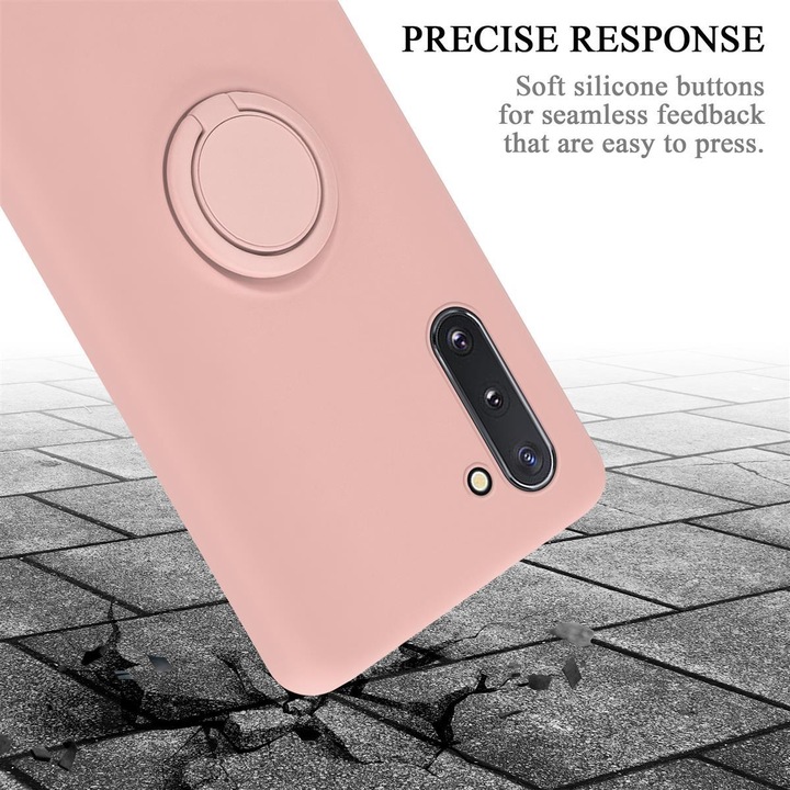 Actual product image Cadorabo TPU Liquid Ring Silicone Case Cover (Samsung Galaxy Note 10)