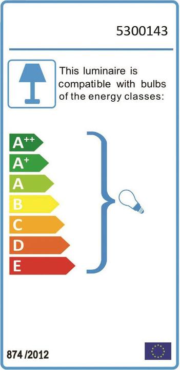 Energie-Label White Label Living Lena (E27, 450 lm)