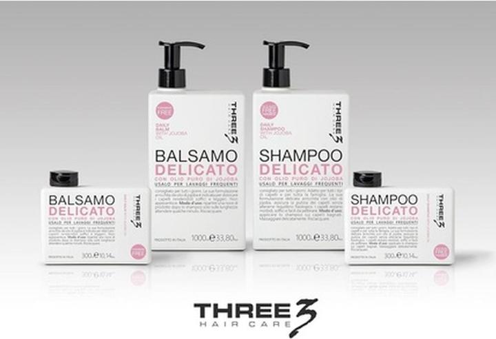Image du produit faipa THREE3 Delicate Balsam Conditioner for Daily Use with Jojoba Oil and Paraben-Free 300ml (300 ml)