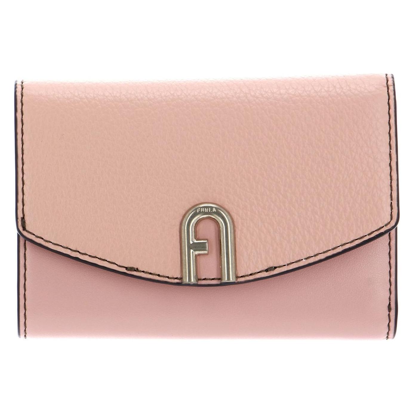 Furla, Damen, Portemonnaie, Primula Compact Wallet With Zip, Rosa