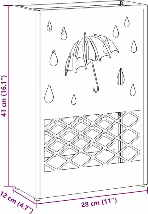 Immagine prodotto vidaXL Sonnenschirmhalter (28 x 12 x 41 cm)