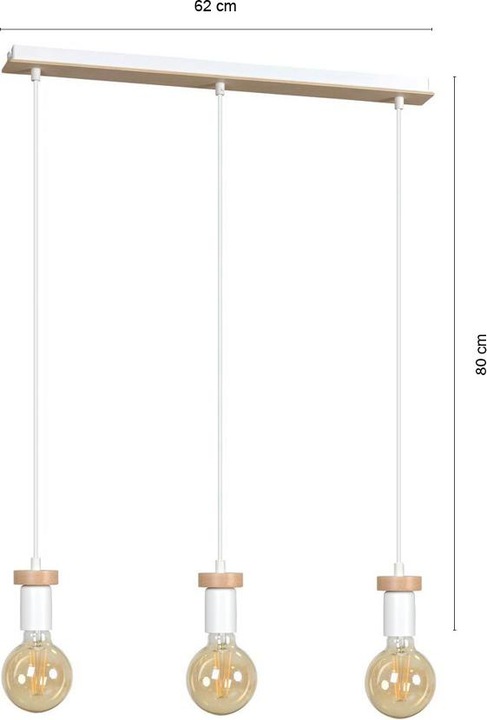 Image du produit famlights Philipp en métal blanc 3xE27 max.60W (E27)