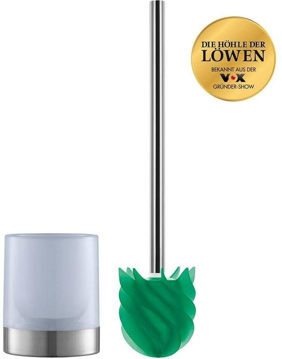 Produktbild Loomaid Toilettenbürste aus Silikon, Grün, schmutzabweisend