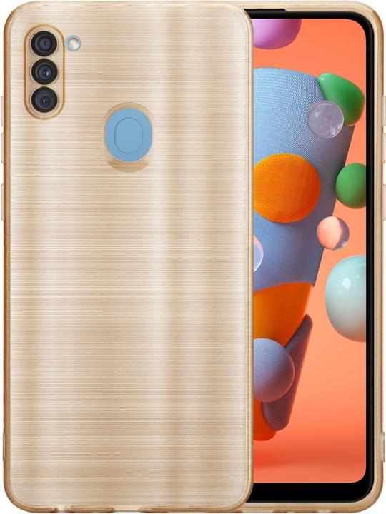 Immagine prodotto Cadorabo Custodia per Samsung Galaxy A11 / M11 in TPU spazzolato con protezione per fotocamera stile LM160 (Samsung Galaxy A11, Samsung Galaxy M11)