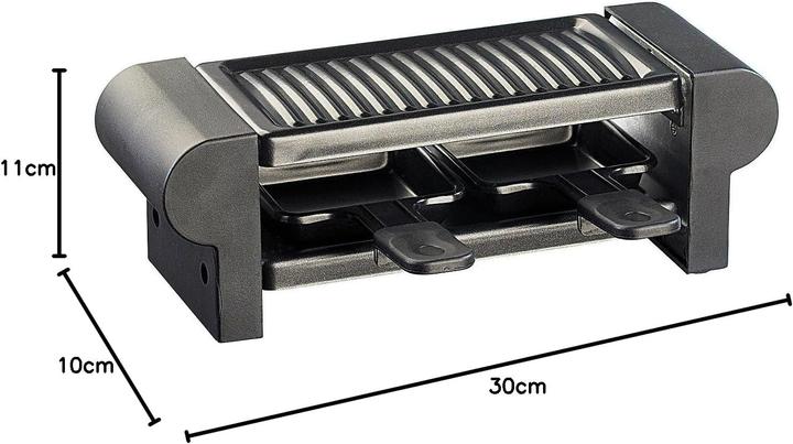 Actual product image Rosenstein & Söhne Raclette for 2 with grill attachment & hot stone