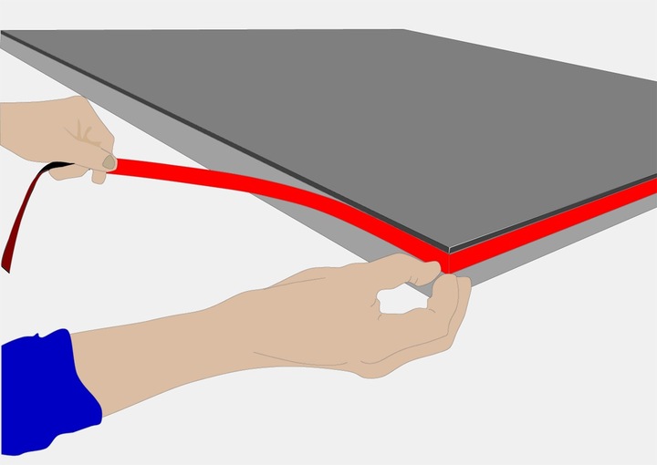 Actual product image Intumex Foaming strip LXPSK (White)