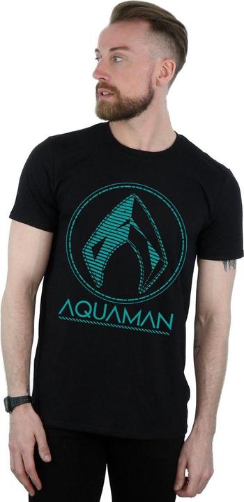 Produktbild Aquaman Aqua Logo TShirt (L)