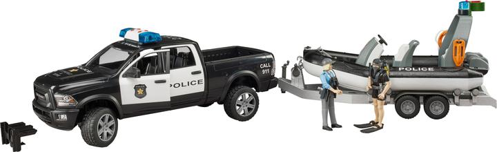 Image du produit Bruder Police avec canot pneumatique