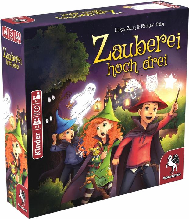 Produktbild Pegasus Zauberei hoch drei (Deutsch, 2 - 6 Spieler)