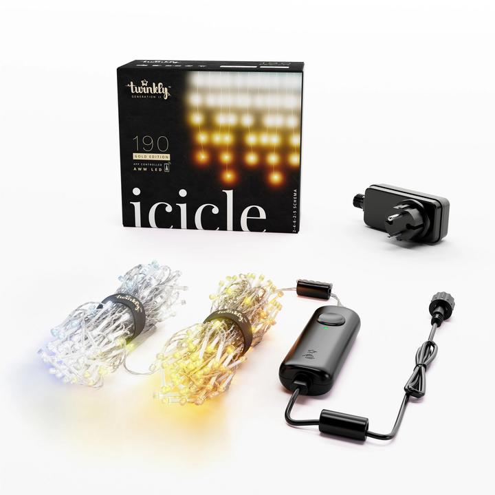 Image du produit Twinkly Icicle Gold Edition (5 m)
