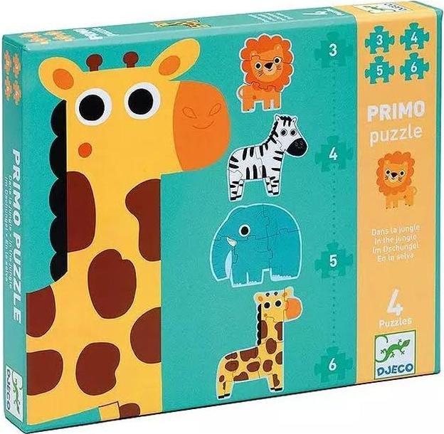 Immagine prodotto Djeco Nella giungla (18 pezzi)