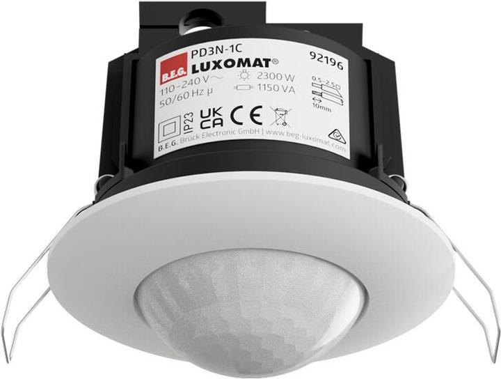 Image du produit BEG Luxomat UP Détecteur de mouvement 92196 PD3N-1 C-DE 360' 230V 1 canal blanc (10 m)