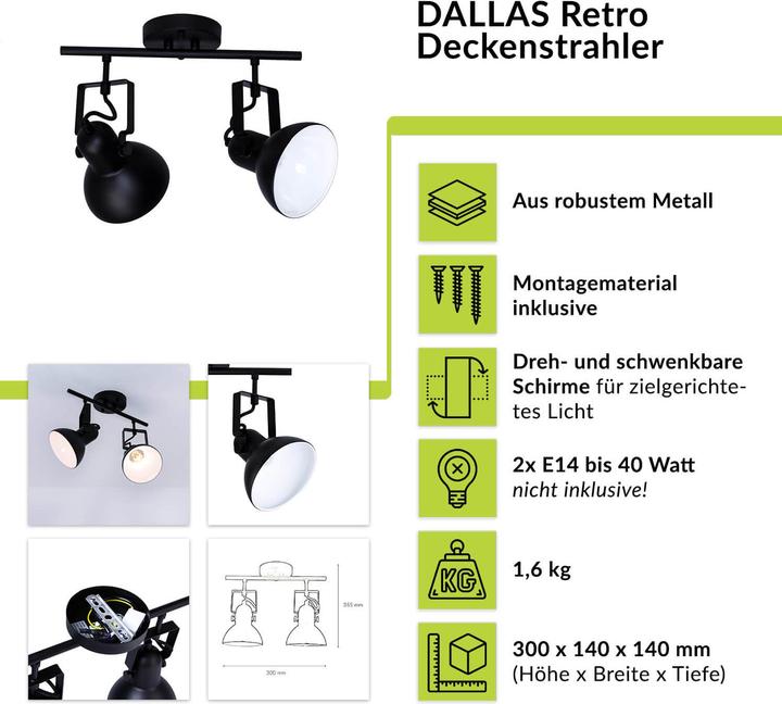 Actual product image Licht-Erlebnisse Dallas (E14)