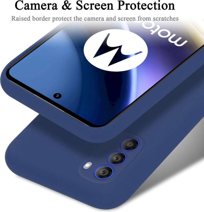 Actual product image Cadorabo Bumper Case for Motorola MOTO G51 5G TPU Liquid Silicone Cover for Motorola MOTO G51 5G (Motorola Moto G51 5G)