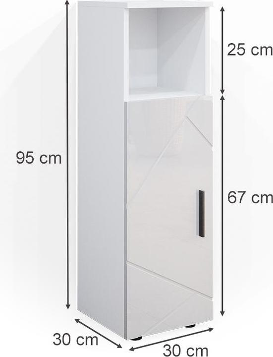 Produktbild Vicco Irma (30 x 30 x 95 cm)