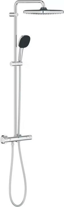 Grohe Vitalio Comfort 250 Duschsystem mit Thermostatbatterie und Vitalio Comfort 110 Handbrause, inkl. Mon