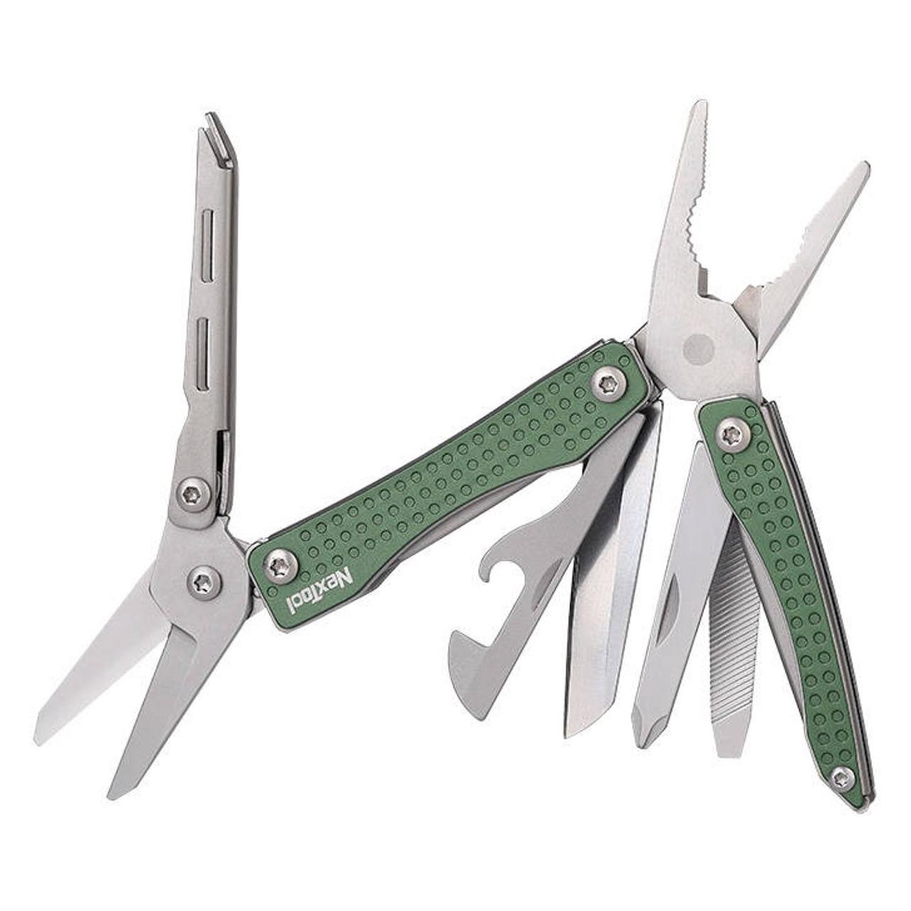 NexTool, Multifunctioneel Elektrisch Gereedschap, Multitool NE20050 10 In 1 (groen)
