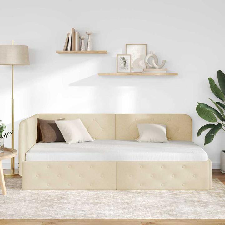 Image du produit vidaXL Eckbettgestell (90 x 190 cm)