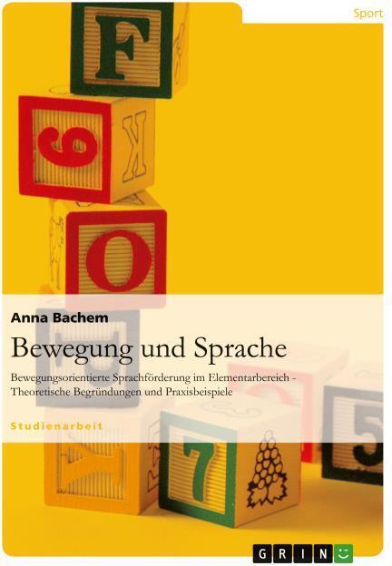 Produktbild Bewegung und Sprache (Deutsch, 2010)