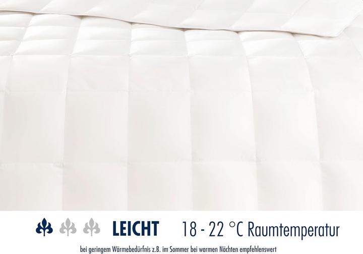 Produktbild Irisette Daunensteppbett Nora leicht (310 g, 155 x 220 cm)