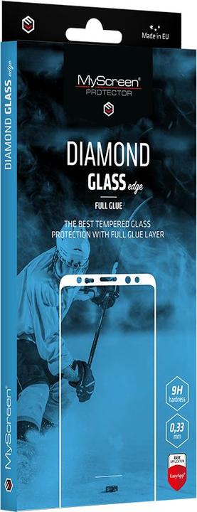 Actual product image MyScreen Protector MS Diamond Glass Edge FG Xiaomi Redmi 9A / 9C / 9AT czarny/black Full Glue (1 Piece, Xiaomi Redmi 9A, Xiaomi Redmi 9C, Xiaomi Redmi 9AT)