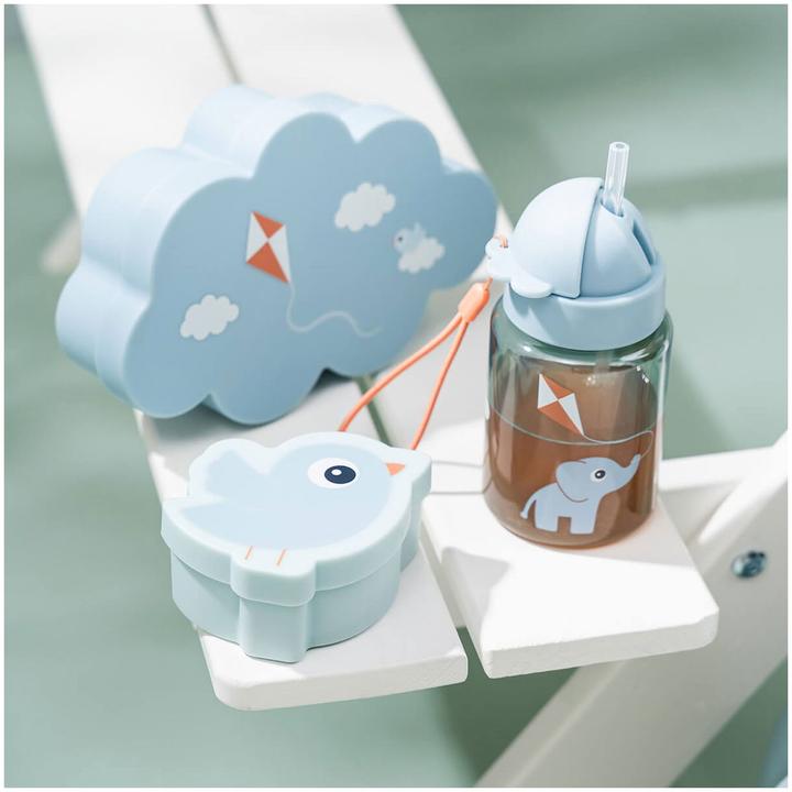 Produktbild Done by Deer Lunch & Snackbox mit Strohhalmflasche Playground blau