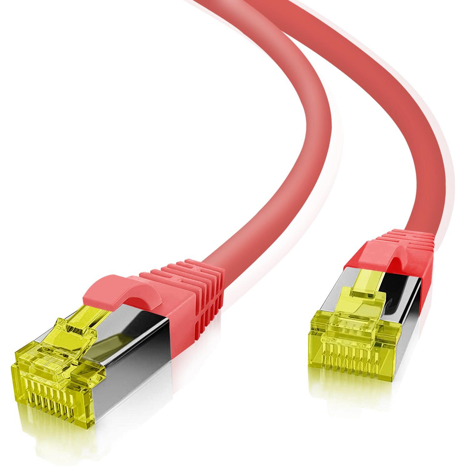 Thumbnail - Helos Herweck Patchkabel (S/FTP, CAT6a, 1 m), Netzwerkkabel