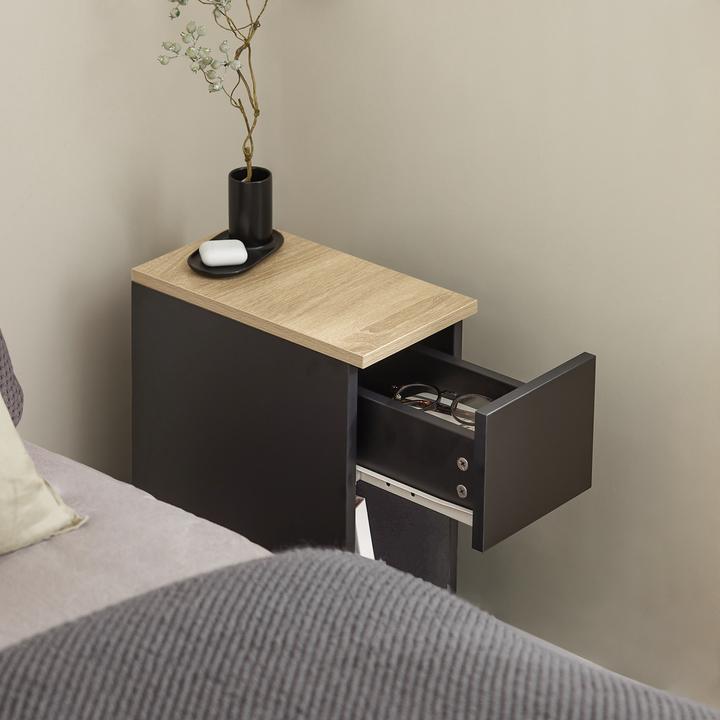 Actual product image SoBuy Bedside table with drawer (20 x 60 x 35 cm)