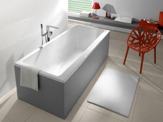 Produktbild Villeroy & Boch Rechteckbadewanne Subway 75 x 170 cm alpinwei glatt UBA170SUB2V-01 (160 l, 170 cm, 75 cm)